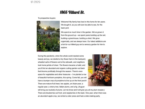 1865 Villard Street Eugene OR 97403