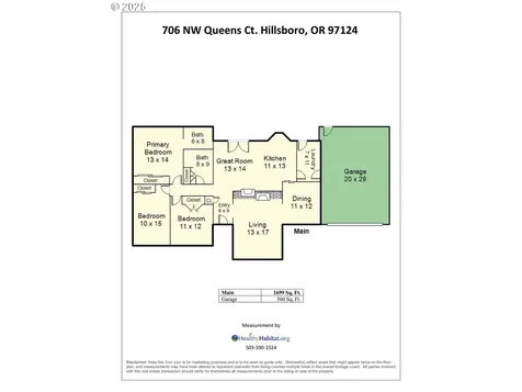 706 NW Queens Court Hillsboro OR 97124
