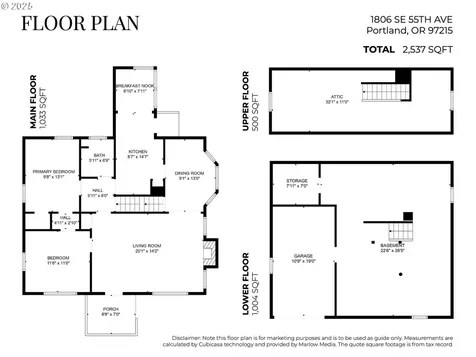 1806 SE 55th Avenue Portland OR 97215