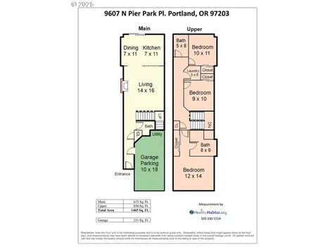 9607 N Pier Park Place Portland OR 97203