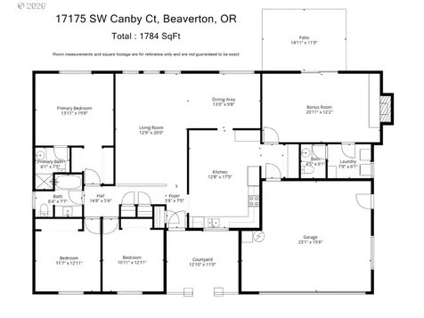 17175 SW Canby Court Beaverton OR 97007