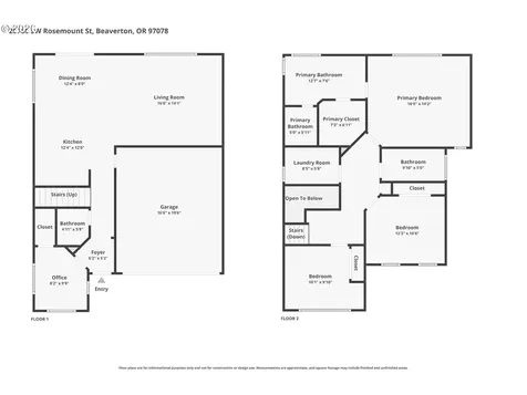 20760 SW Rosemount Street Beaverton OR 97078