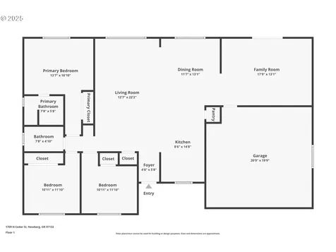 1709 N Cedar Street Newberg OR 97132