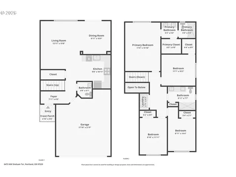 6473 NW Shelsam Terrace Portland OR 97229