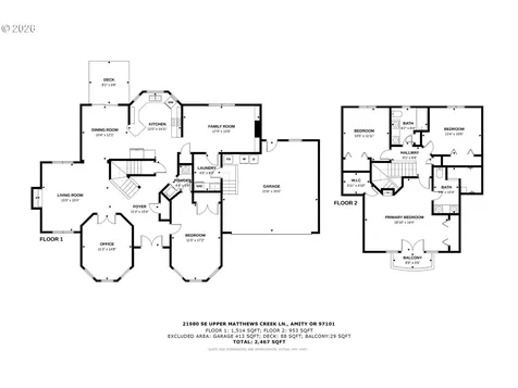 21980 SE Upper Matthews Creek Lane Amity OR 97101