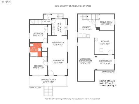 3716 SE Grant Court Portland OR 97214