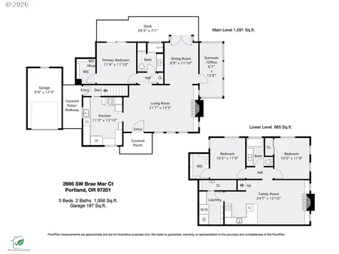 2666 SW Brae Mar Court Portland OR 97201