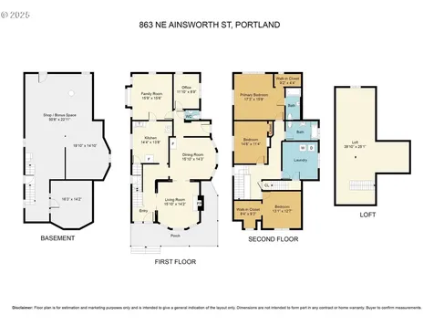 863 NE Ainsworth Street Portland OR 97211