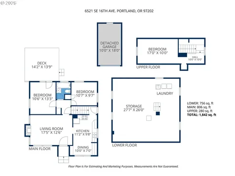 6521 SE 16th Avenue Portland OR 97202