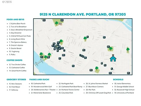 9125 N Clarendon Avenue Portland OR 97203