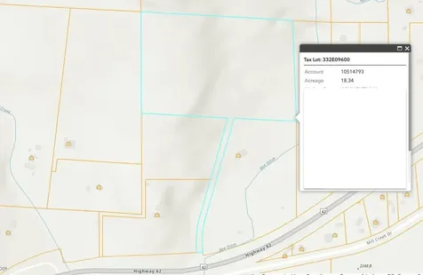 0 Map&taxlot 332e09 600, Highway 62 Prospect OR 97536