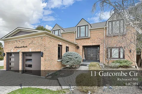 11 Gatcombe Circle Richmond Hill ON L4C 9P4