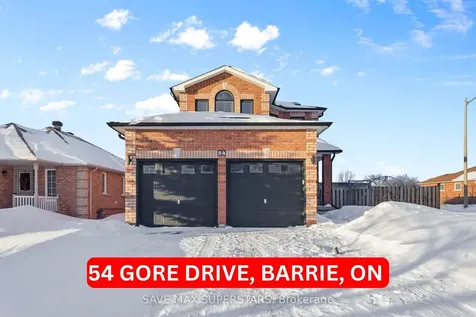 54 Gore Drive Barrie ON L4N 5R5