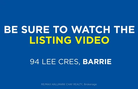 94 Lee Crescent Barrie ON L4N 9Z1
