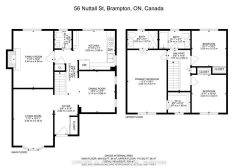 56 Nuttall Street Brampton ON L6S 4V4