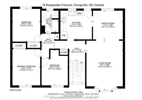 18 Morgandale Crescent E Orangeville ON L9W 3C7