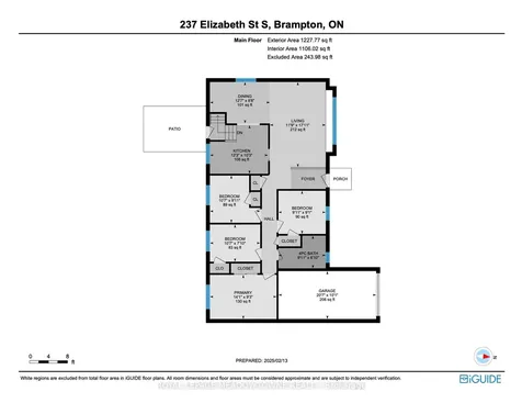 237 Elizabeth Street S Brampton ON L6Y 1S2