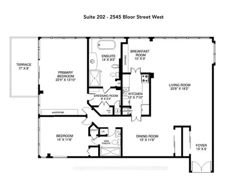 2545 Bloor Street W Toronto ON M6S 1S1
