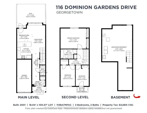 116 Dominion Gardens Drive Halton Hills ON L7G 6B4