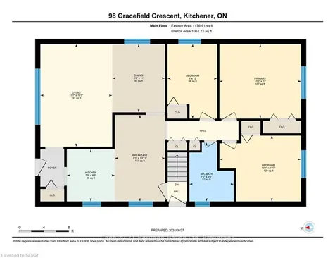 98 Gracefield Crescent Kitchener ON N2E 1R9
