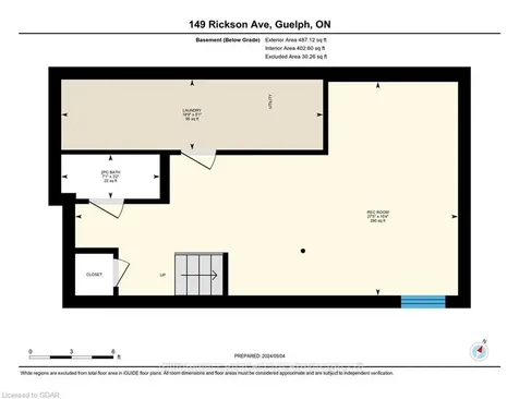 149 Rickson Avenue Guelph ON N1G 4Y3