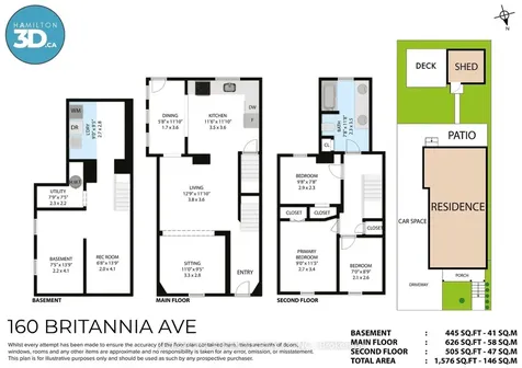 160 Britannia Avenue Hamilton ON L8H 1X1