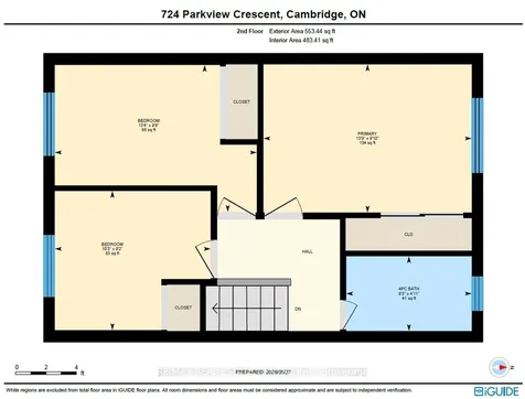 724 Parkview Crescent Cambridge ON N3H 4X9