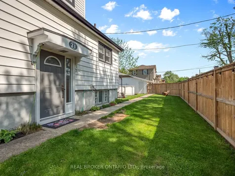 21 Hilda Street St. Catharines ON L2S 1Z7