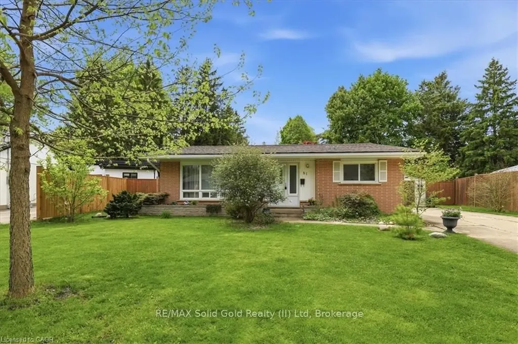 81 North Park Crescent Woodstock ON N4S 7M1