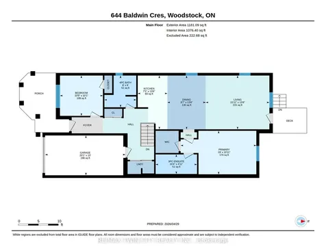 644 Baldwin Crescent Woodstock ON N4T 0G5
