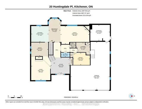 20 Huntingdale Place Kitchener ON N2A 3K6