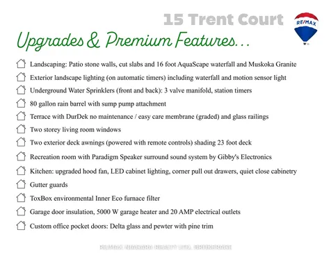 15 Trent Court St. Catharines ON L2S 0A7