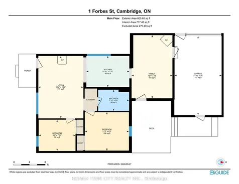 1 Forbes Street Cambridge ON N3C 2E1