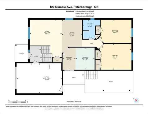 129 Dumble Avenue Peterborough ON K9H 5A9