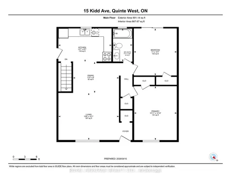 15 Kidd Avenue Quinte West ON K8V 2C6