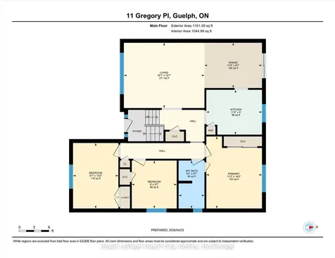 11 Gregory Place Guelph ON N1H 6Y5