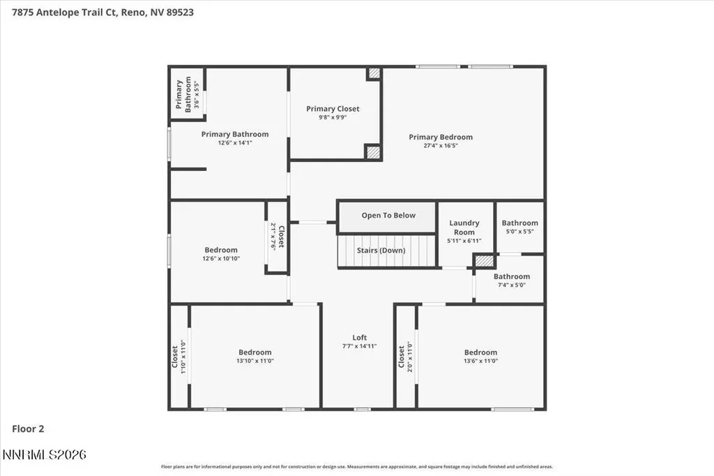 7875 Antelope Trail Reno NV 89523