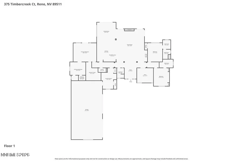 375 Timbercreek Reno NV 89511