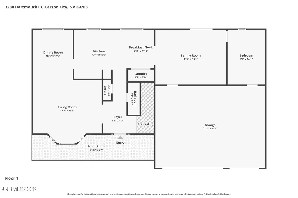 3288 Dartmouth Carson City NV 89703