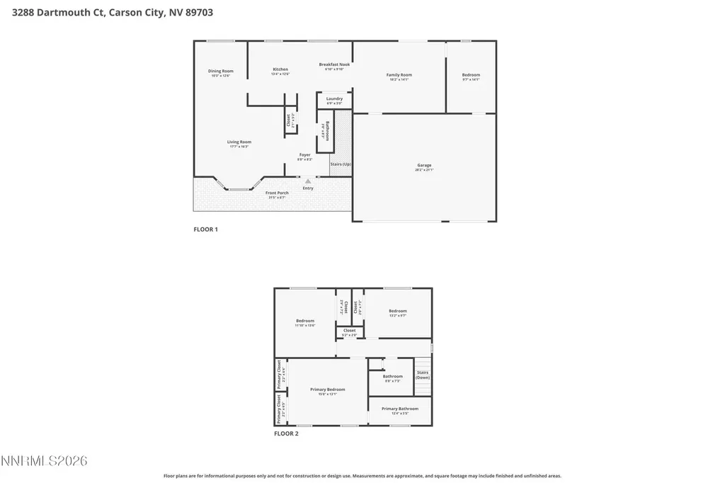 3288 Dartmouth Carson City NV 89703