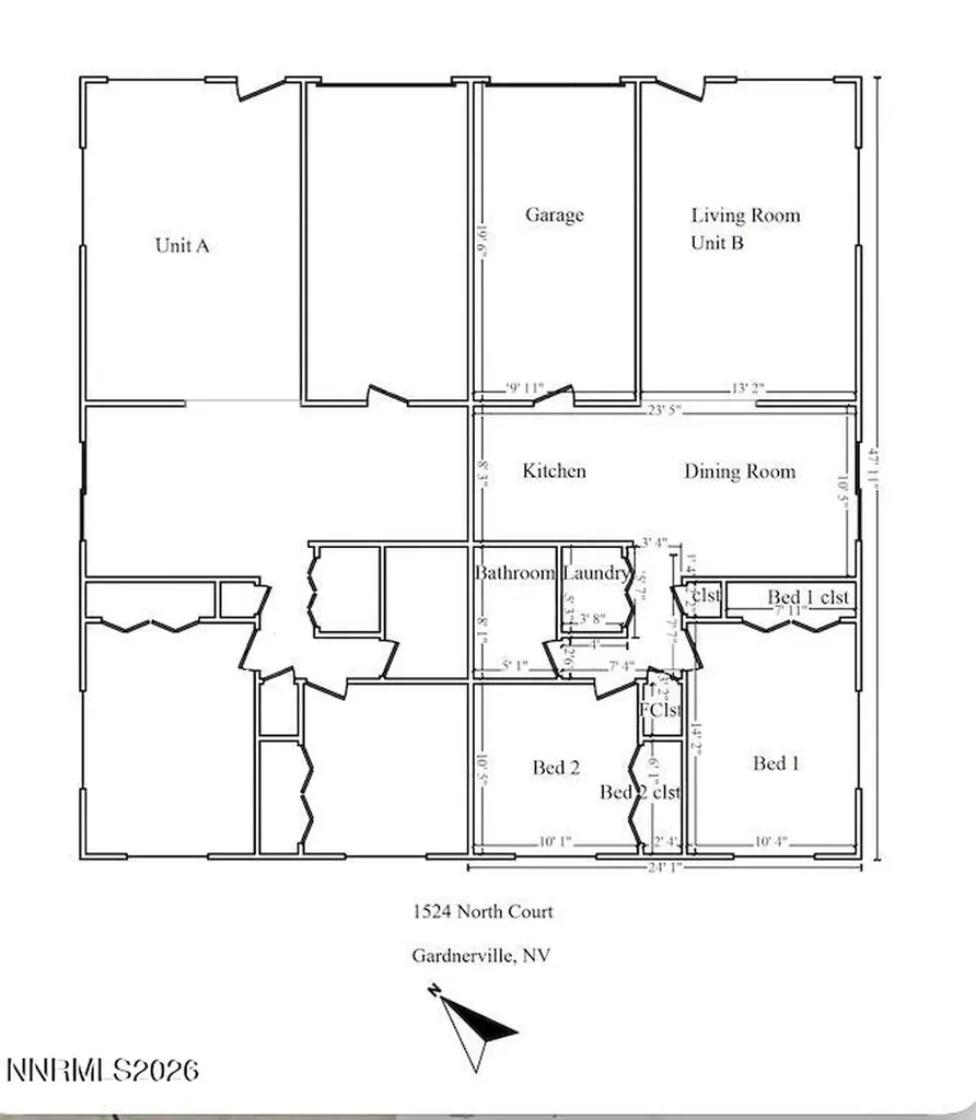 1524 North Gardnerville NV 89410