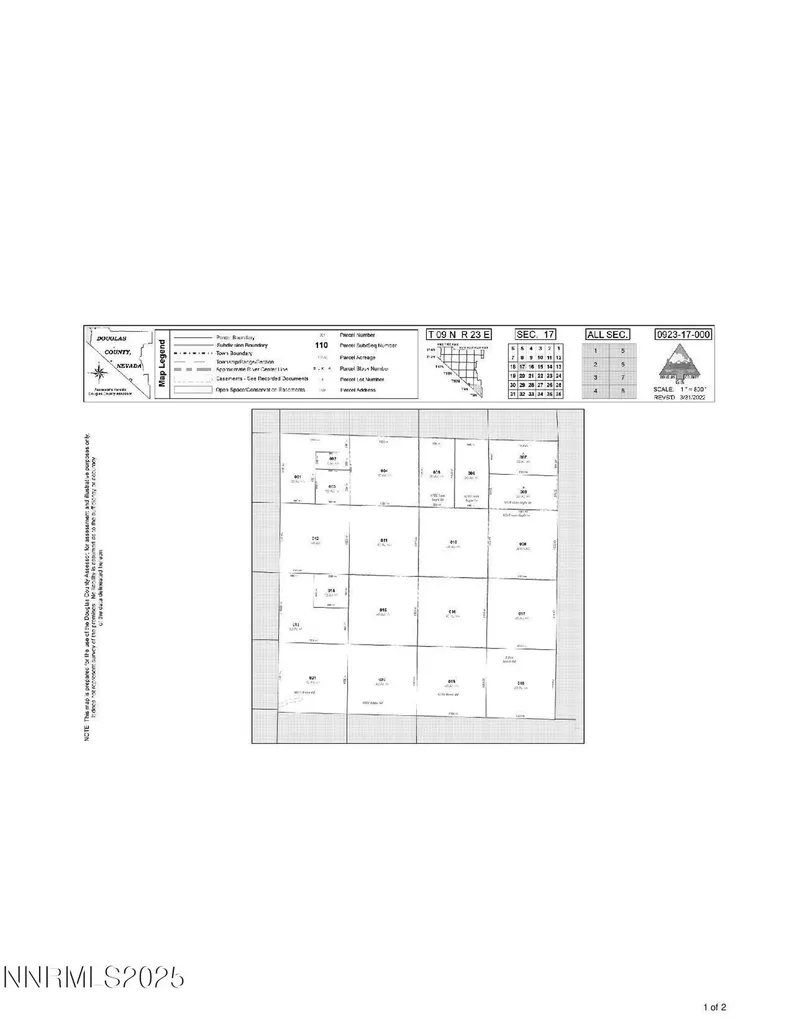 Apn 092317000016 Gardnerville NV 89410