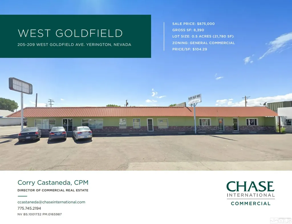 201 Goldfield Yerington NV 89447