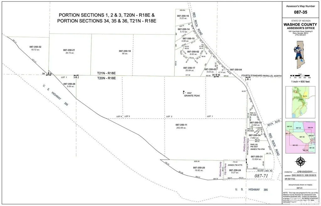 Red Rock 19.82 Acres Reno NV 89508