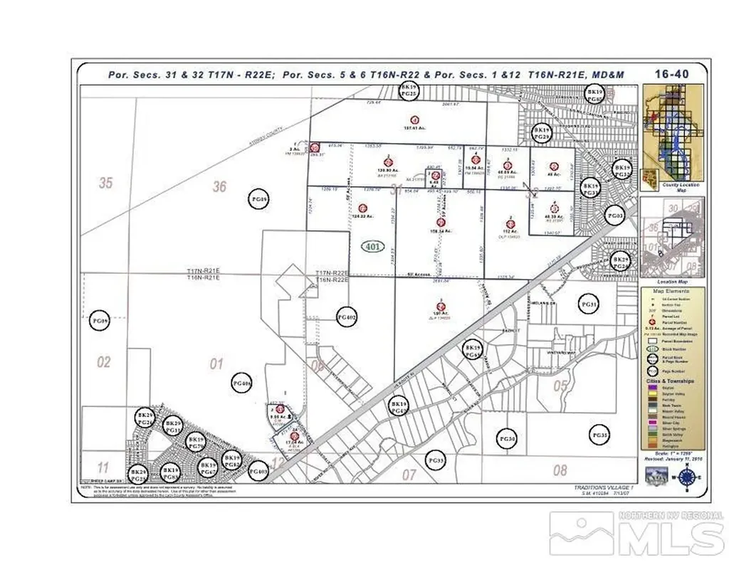 01640104 Parcel Lyon County Dayton NV 89403