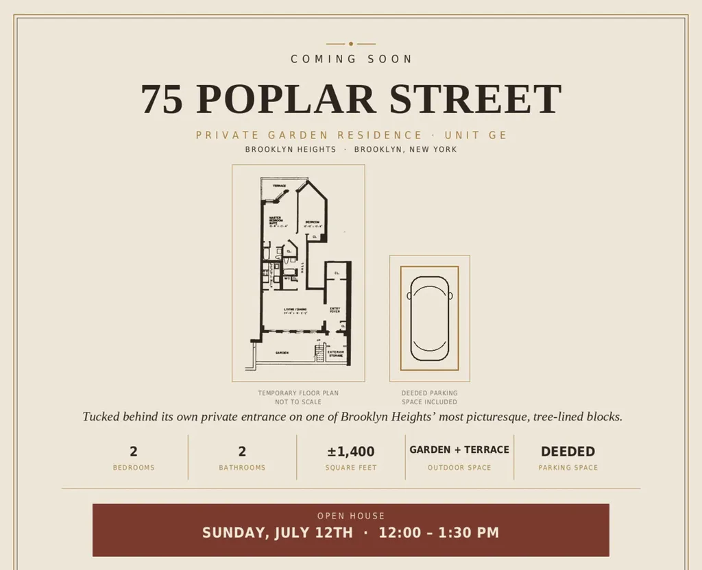 75 Poplar Street New York City NY 11201