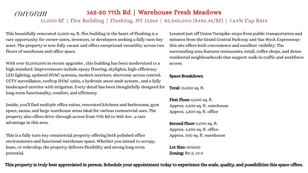 162-12-20 77th Road New York City NY 11366