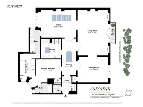 1 W 64th Street New York City NY 10023