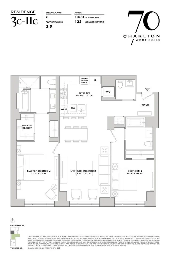 70 Charlton Street New York City NY 10014