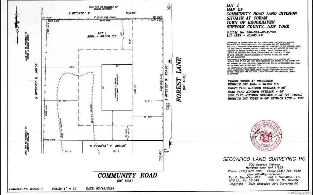 Lot # 1 Forest Lane Coram NY 11727